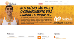 Desktop Screenshot of colegiosaopaulo.com.br