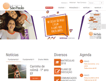 Tablet Screenshot of colegiosaopaulo.com.br